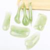 FOMIYES 7-Piece Gua Sha Tool Set Made of Artificial Resin with Smooth Surface and Oil Absorption for Facial Massage and Fascia Treatment, Random Style view 4