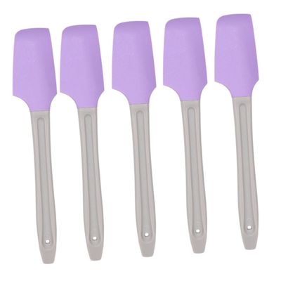 LOLIPPYY 5-Piece Silicone Cosmetic Spatula Set for Makeup and Skincare