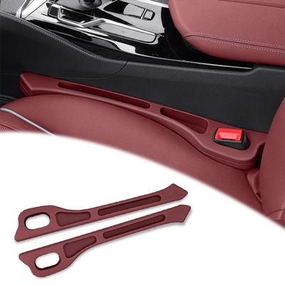 YUEDAM 2-Piece Car Seat Gap Fillers for Audi Q5 2017–2021, B/Red