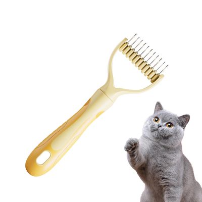 Dog Brush for Shedding - Portable Undercoat Brush for Pets
