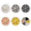 6-Grid Gold and Silver Nail Art Charms view 3