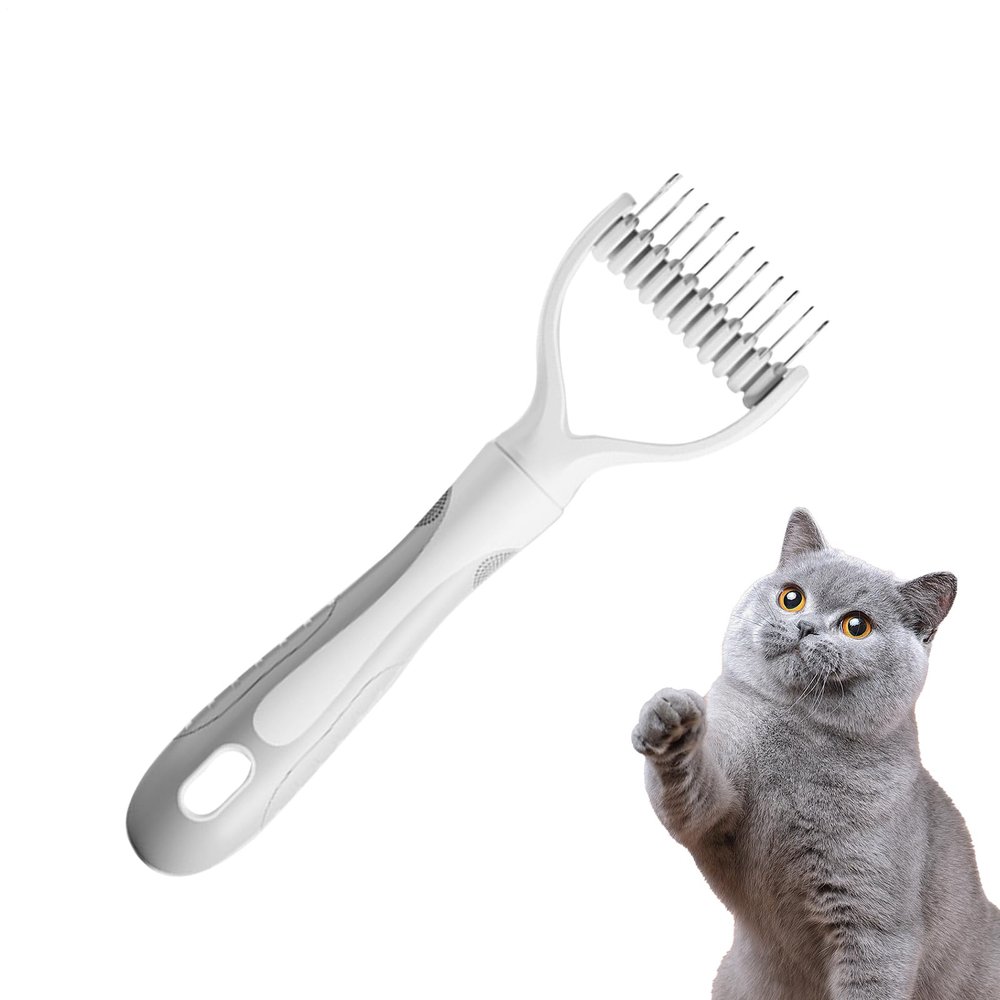 Dog Brush for Shedding, Pet Grooming Comb - Portable Undercoat Brush