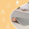 Morbuy Washable Incontinence Bed Pad, Waterproof and Non-Slip, 115 x 200 cm, Geometric view 4