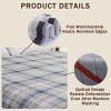 Morbuy Washable Waterproof Incontinence Bed Pad, Non-Slip, Breathable, Soft, Blue Flowers, 115 x 200 cm view 2