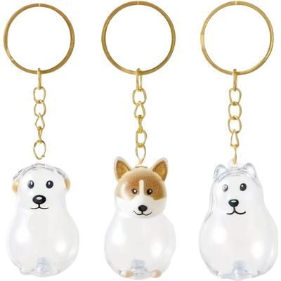 Pet Hair Keepsake Keychains, 3-Pack