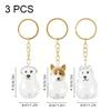 Pet Hair Keepsake Keychains, 3-Pack view 2