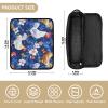 Hair Tools Travel Bag with Heat-Resistant Mat, Royal Blue Yuanbao Chicken view 4