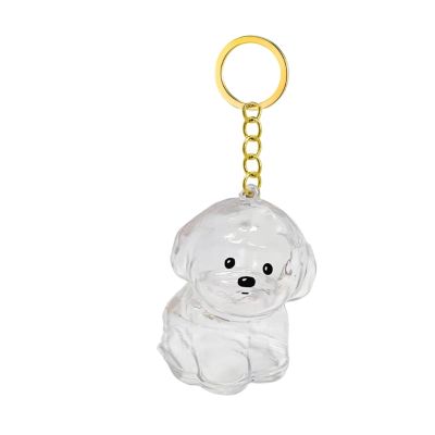 ZUJIABAO Mini Dog Hair Keychain