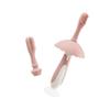 DECORNIJIA Kids Silicone Toothbrush Set - Pink Penguin view 1