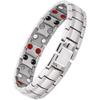 TDEXI Men's Magnetic Bracelet, Double-Row Titanium, Ultra-Strength Magnets with Sizing Tool and Gift Box view 1