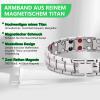 TDEXI Men's Magnetic Bracelet, Double-Row Titanium, Ultra-Strength Magnets with Sizing Tool and Gift Box view 4