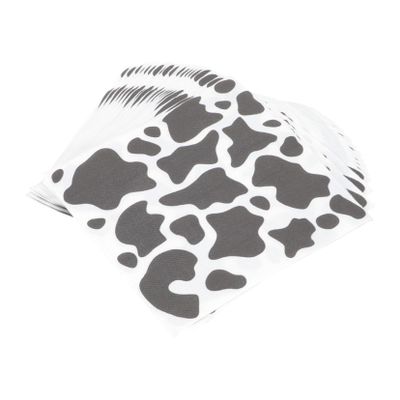 Beaupretty 100-Count Cow-Pattern Printed Party Paper Napkins