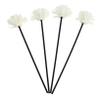 HAMPPLIES 4-Piece Aroma Rattan Diffuser Flower Sticks, White view 1