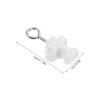 Vaguelly 120-Piece Curtain Track End Stoppers, Plastic End Caps, Concealed Flexible Fittings, 2.8 x 1 cm view 2