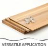 Vaguelly 120-Piece Curtain Track End Stoppers, Plastic End Caps, Concealed Flexible Fittings, 2.8 x 1 cm view 3