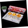 VICASKY 3-Roll Aluminum Foil for Baking, Grilling and BBQ, Silver view 3