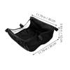 Black Oxford Cloth Under-Stroller Storage Bags, 2-Pack view 2