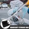 Black Oxford Cloth Under-Stroller Storage Bags, 2-Pack view 3