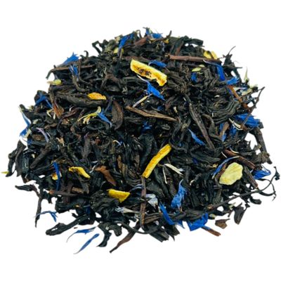 Earl Grey Herbal Tea Blend, 25 g–1.95 kg, Premium Black Tea with Natural Flavor, Lemon Peel and Cornflower Blossoms