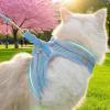 Travel Cat Harness with Soft Mesh and Reflective Strip view 2