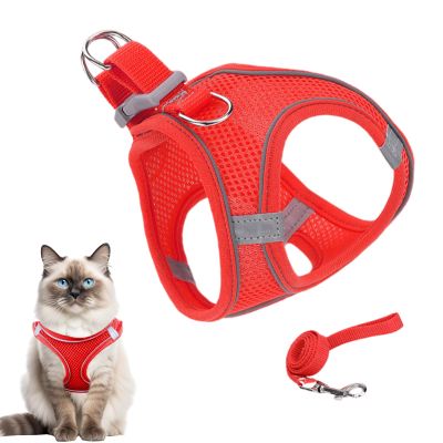 Adjustable Cat Walking Harness Vest