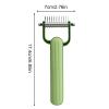 Pet Hair Dematting Brush - PP Pet Grooming Tool view 2