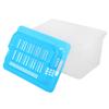 YARNOW Portable Small Aquarium Transport Container with Transparent Case and Ventilated Lid view 1