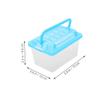 YARNOW Portable Small Aquarium Transport Container with Transparent Case and Ventilated Lid view 2