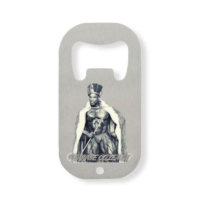 Bodybuilding The King Stainless Steel Bottle Opener, Silver-Colored