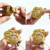 Cute Leather Paw-Shaped Pet Memorial Keychain view 3