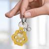 Cute Leather Paw-Shaped Pet Memorial Keychain view 4