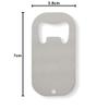 Get Rich Tea Or Die Trying Stainless Steel Bottle Opener, Silver view 2