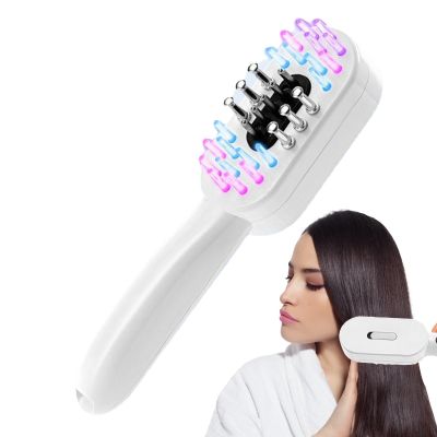 Red Light Hair Comb Massage Tool with Refill Opening