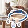 Cat Collar for Kittens with Cedar Wood Bead view 2