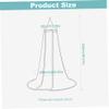 CNAFGBGG Crib Canopy with Dome, Hanging Crib Net, White view 2