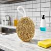 Kitchen Sponge and Dishwashing Scrub Brush for Pots, Dishes, and Grills view 3