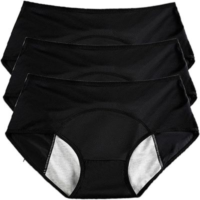 Women's Incontinence Briefs, 3-Pack, Washable, Breathable, Waterproof, G, 4XL