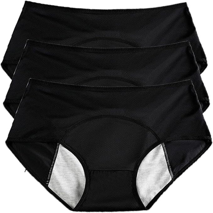 Women's Incontinence Briefs, 3-Pack, Washable, Breathable, Waterproof, G, 4XL
