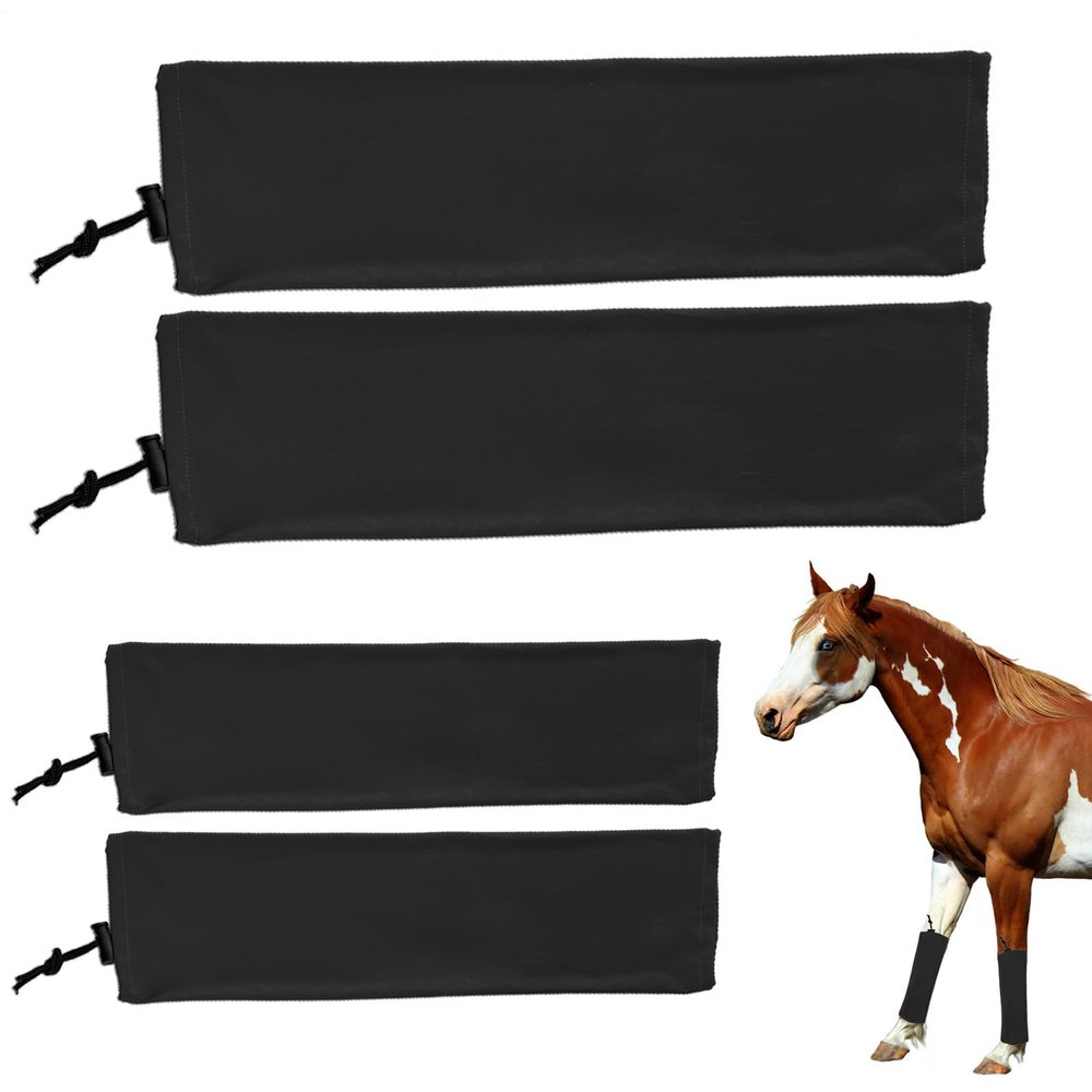 Fly Boots for Horses, Breathable Leg Protection with Shock-Absorbing Design