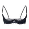 Women's Open-Bust Push-Up Underwire Bra with Sheer Lace view 3