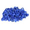 BAFOVY 100-Piece Bird Foot Rings, 10 mm, Numbered 001–100, Blue view 1