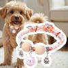 Cat Collar | Cedar Beads Adjustable Soft Collar view 3