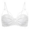 Women's Open-Bust Push-Up Underwire Bra with Transparent Lace view 3