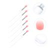 6 Silicone Lip Brushes with Caps, Aluminum Tube view 4