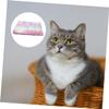 CIYODO Plush Cat Bed Mat, Cozy Cushion and Foldable Pet Bed for Small Cats and Dogs, Colorful Tie-Dye Pattern with Washable Bag view 4
