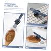 OUNONA 4-Piece Comb Cleaning Brush Set for Hair and Detangling Combs, Portable Comb Cleaner for Salon and Home view 3