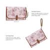 Portable Baby Changing Mat, Flower Design, Lightweight, Foldable and Waterproof view 2