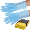 Pet Grooming Gloves - Silicone Hair Removal for Dogs and Cats view 2