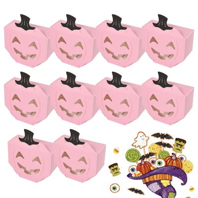 Halloween Candy Boxes with Pumpkin Design