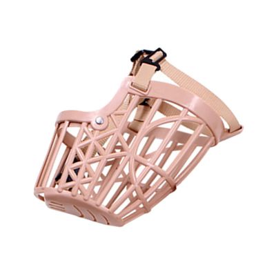 HEMOTON Adjustable Nylon Muzzle for Small Dogs, Lightweight and Breathable, Prevents Biting and Eating Outdoors
